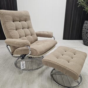 Stressless Original 1974 lenestol med krakk
