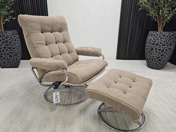 Stressless Original 1974 lenestol med krakk