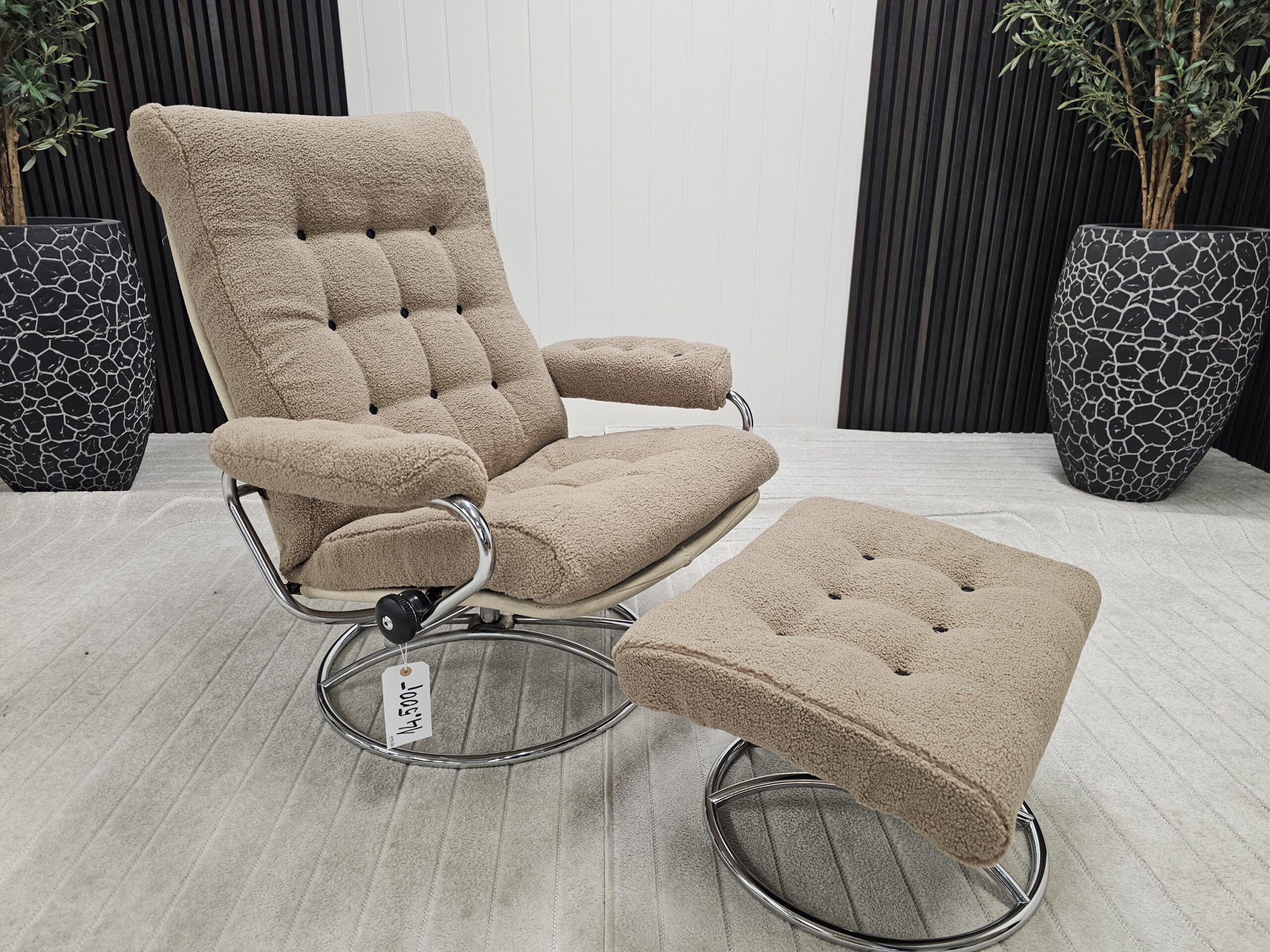 Stressless Original 1974 lenestol med krakk - Bilde 1