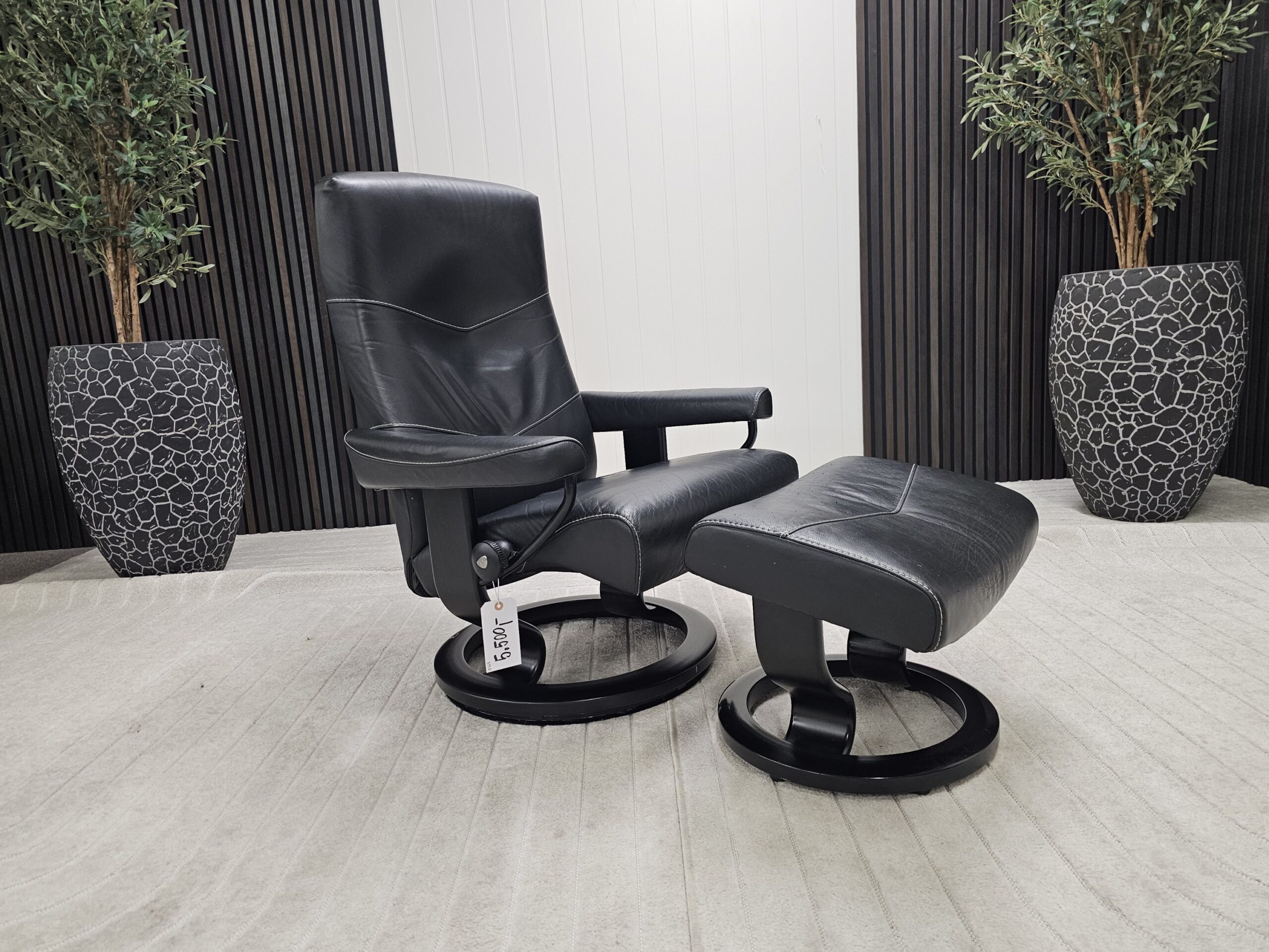 Stressless® Classic lenestol med krakk - Bilde 8