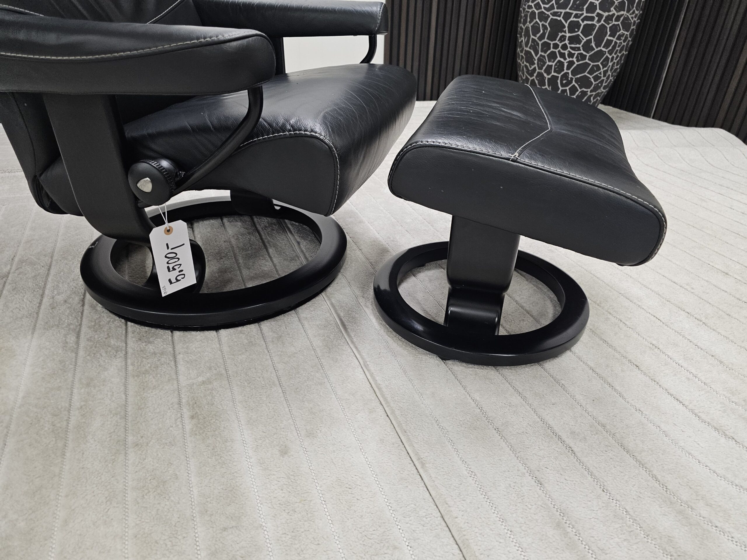 Stressless® Classic lenestol med krakk - Bilde 5