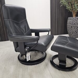 Stressless® Classic lenestol med krakk - Bilde 3