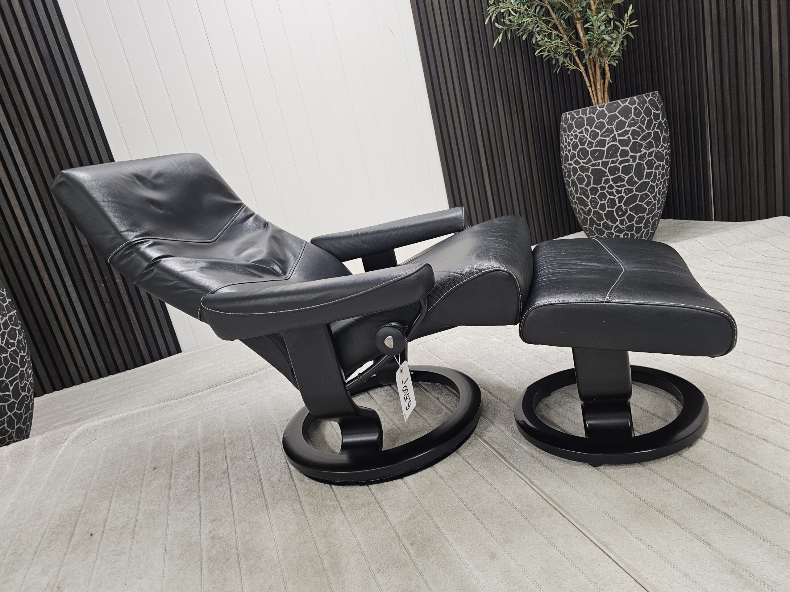 Stressless® Classic lenestol med krakk - Bilde 4