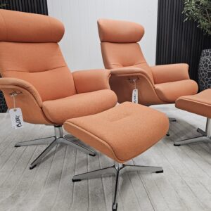 2 stk. Conform Timeout lenestoler med krakk