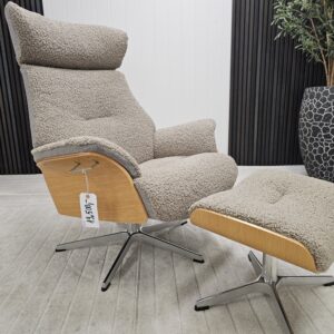 Conform Air lenestol m/krakk i fåreskinn