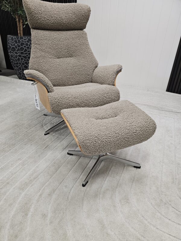 Conform Air lenestol m/krakk i fåreskinn
