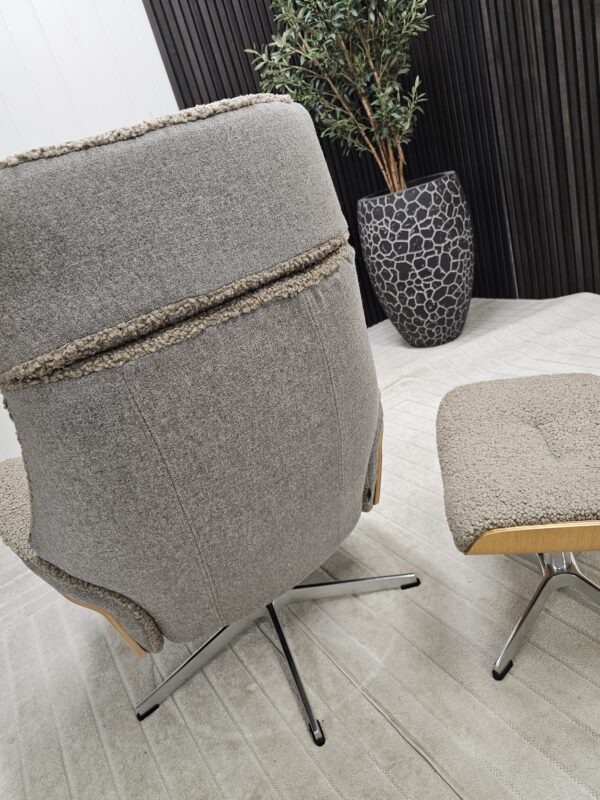 Conform Air lenestol m/krakk i fåreskinn