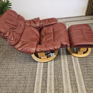 Stressless Reno Medium lenestol med krakk - Bilde 4