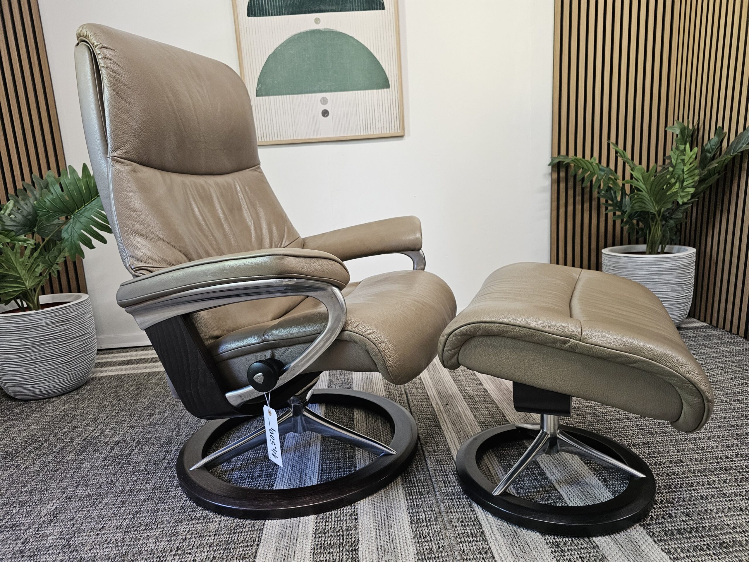 Stressless View Signature lenestol med krakk - Bilde 1