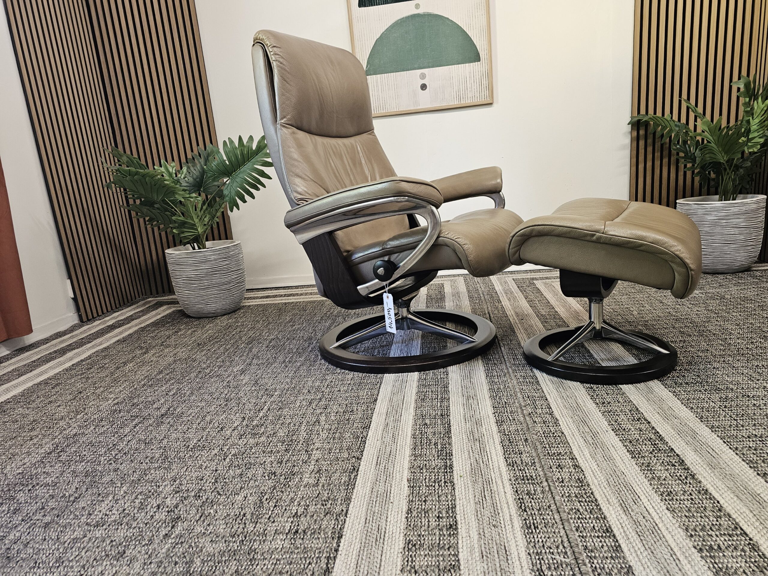 Stressless View Signature lenestol med krakk - Bilde 3