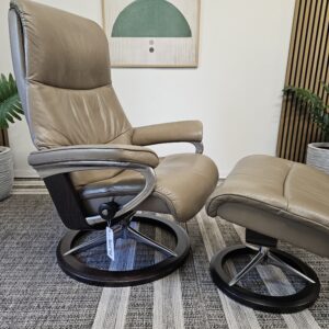 Stressless View Signature lenestol med krakk - Bilde 12