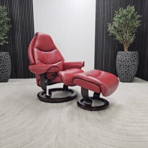 Stressless Voyager lenestol med krakk - Bilde 3