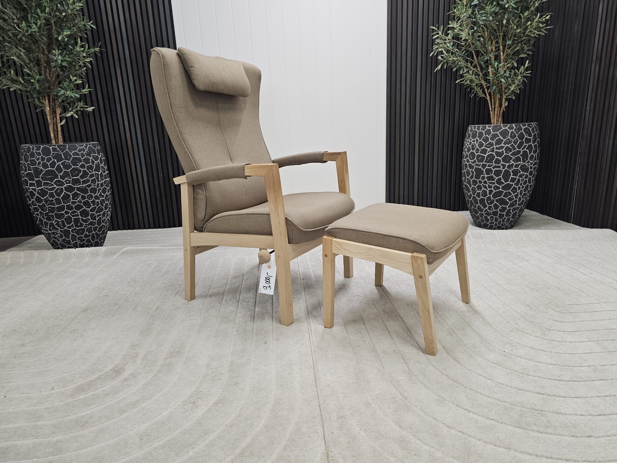 Sitwell Zenit lenestol med krakk - Bilde 2