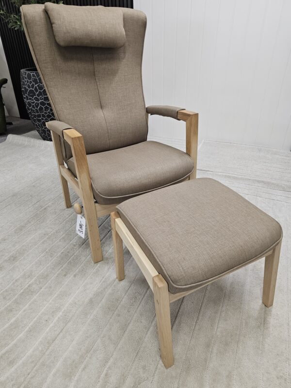 Sitwell Zenit lenestol med krakk
