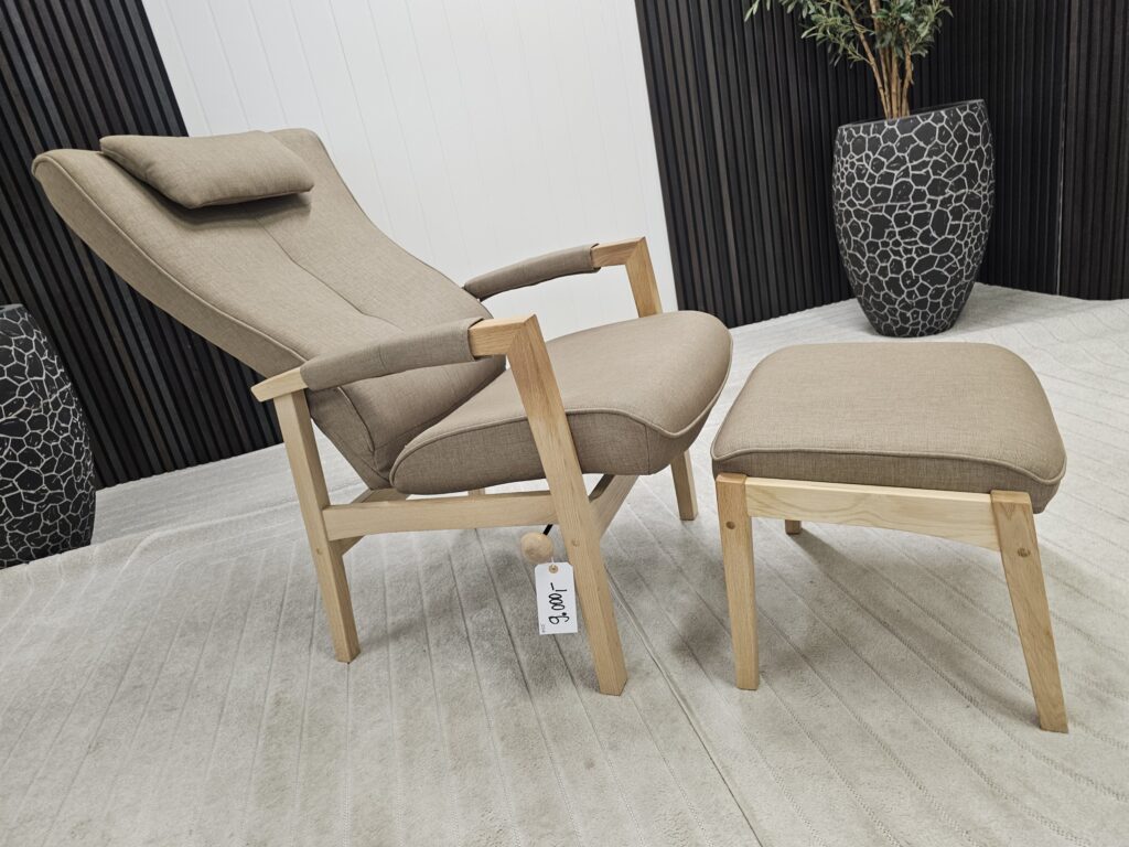 Sitwell Zenit lenestol med krakk