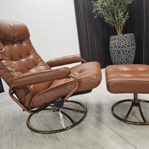 Ikonisk Stressless Original 1974 lenestol med krakk fra Ekornes - Bilde 7