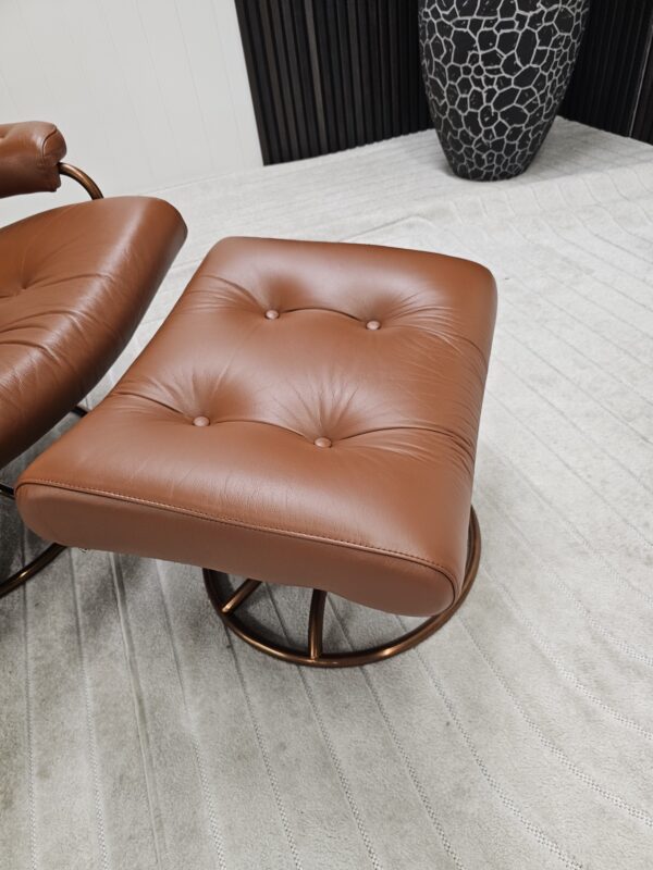 Ikonisk Stressless Original 1974 lenestol med krakk fra Ekornes