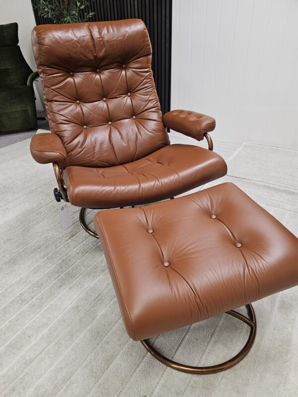 Ikonisk Stressless Original 1974 lenestol med krakk fra Ekornes