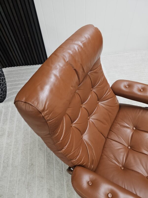 Ikonisk Stressless Original 1974 lenestol med krakk fra Ekornes