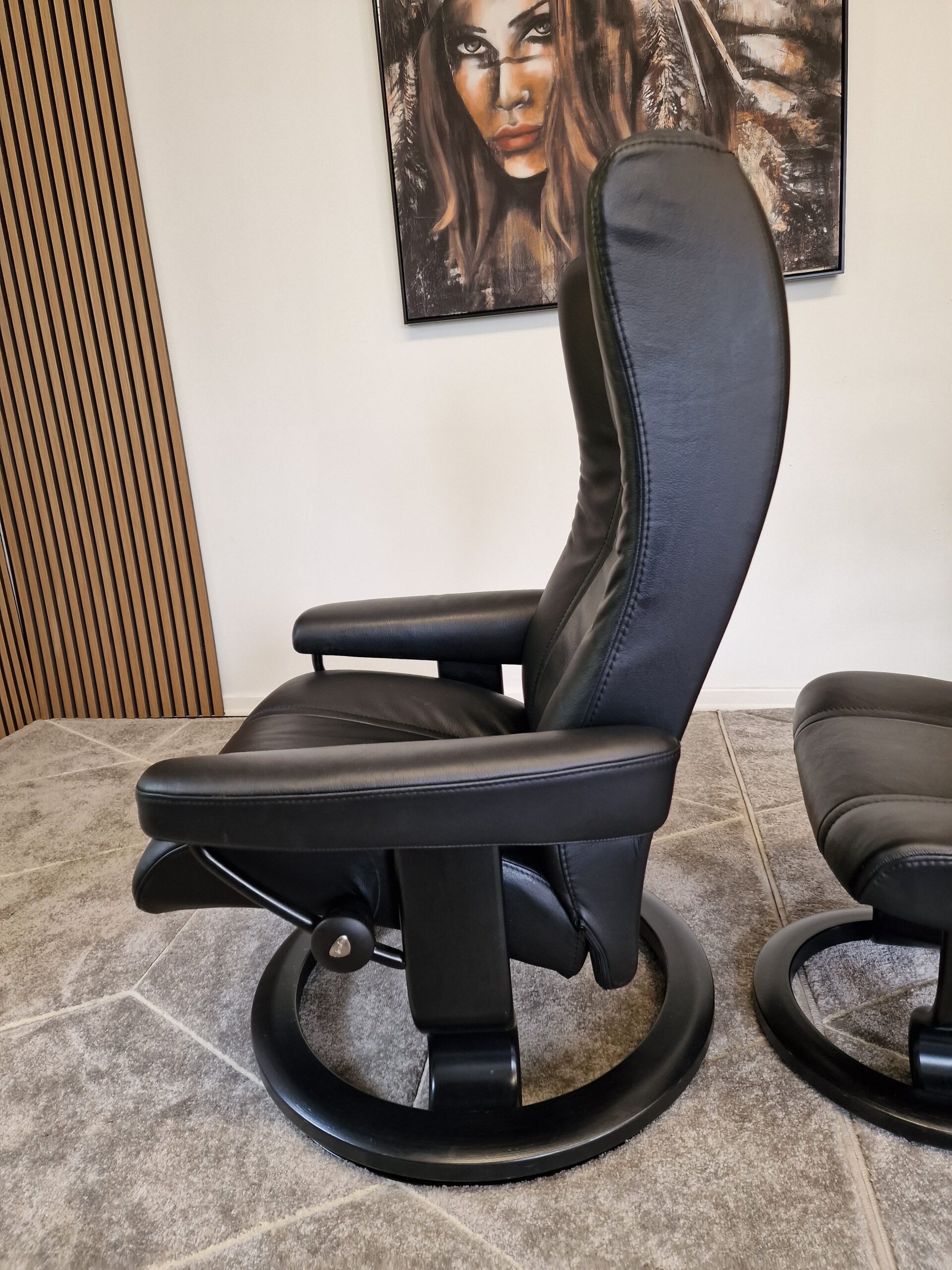 Stressless® Wing lenestol med krakk - Bilde 4