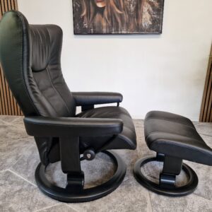 Stressless® Wing lenestol med krakk - Bilde 5