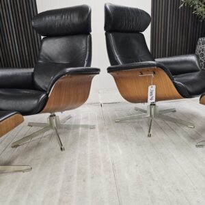 2 stk. Conform Timeout lenestoler med krakk