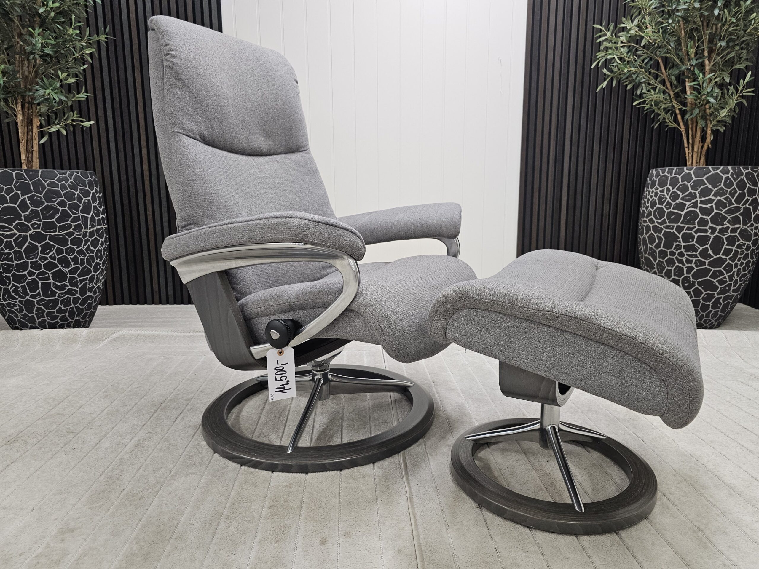 Stressless® View Signature lenestol med krakk - Bilde 1