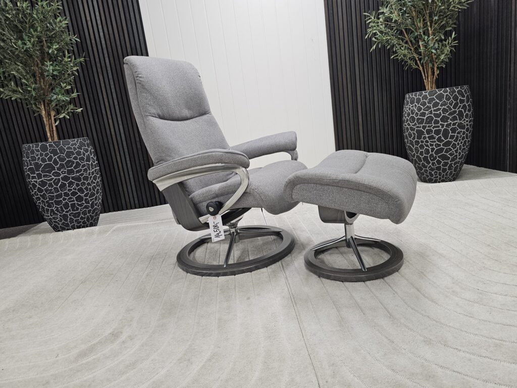 Stressless® View Signature lenestol med krakk