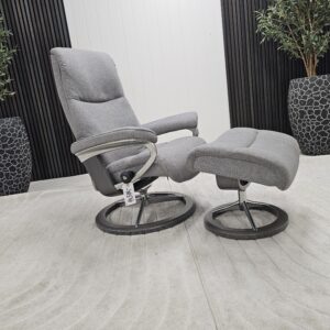 Stressless® View Signature lenestol med krakk - Bilde 2