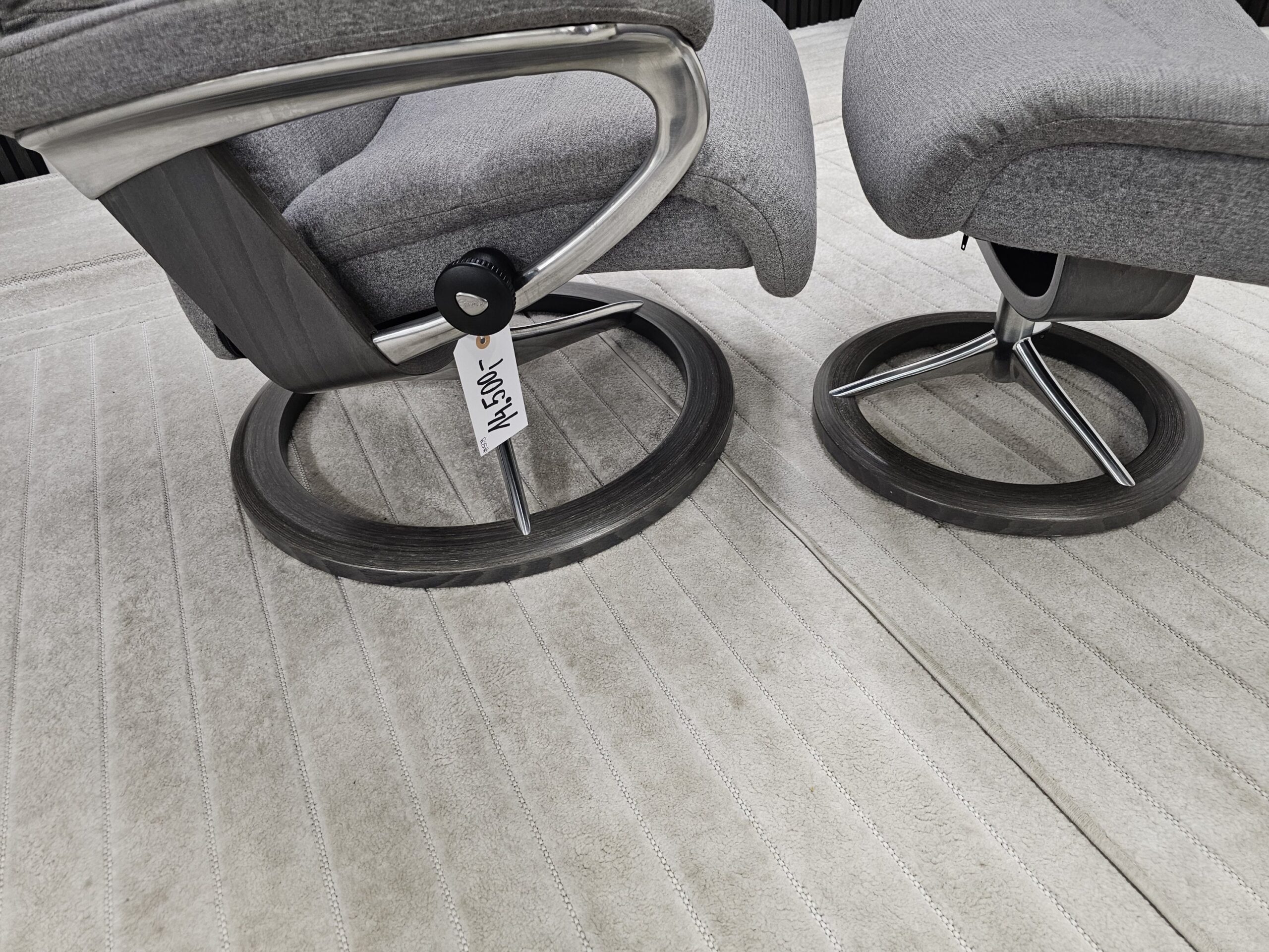 Stressless® View Signature lenestol med krakk - Bilde 4