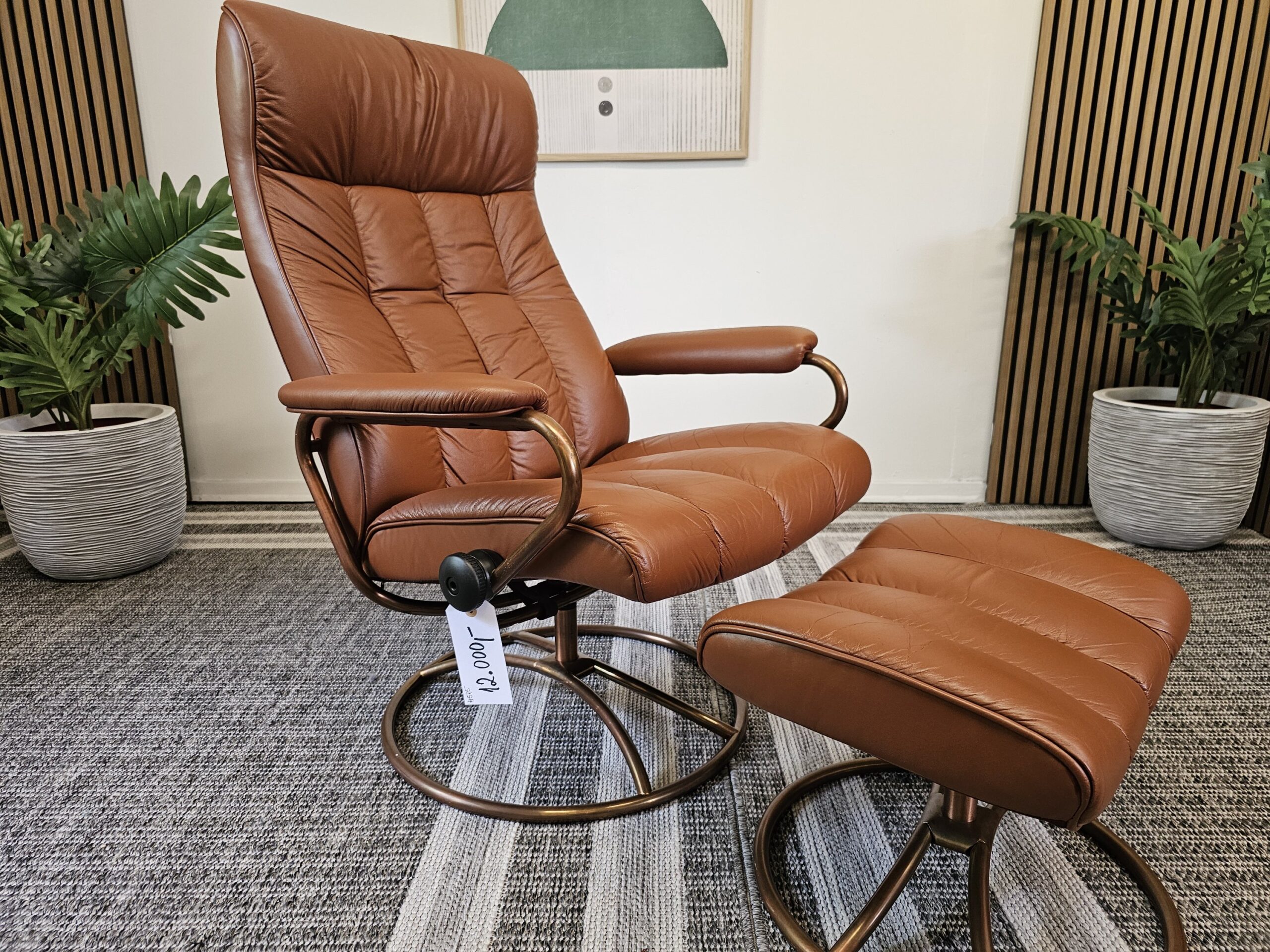 Stressless® Golf lenestol med krakk - Bilde 3