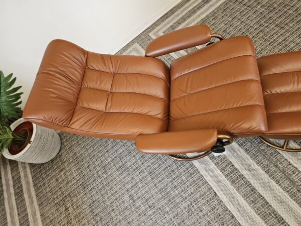 Stressless® Golf lenestol med krakk