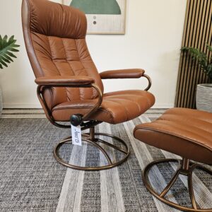 Stressless® Golf lenestol med krakk - Bilde 1