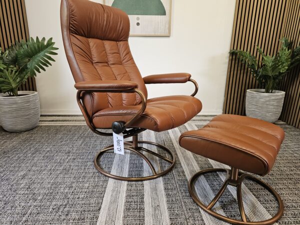 Stressless® Golf lenestol med krakk