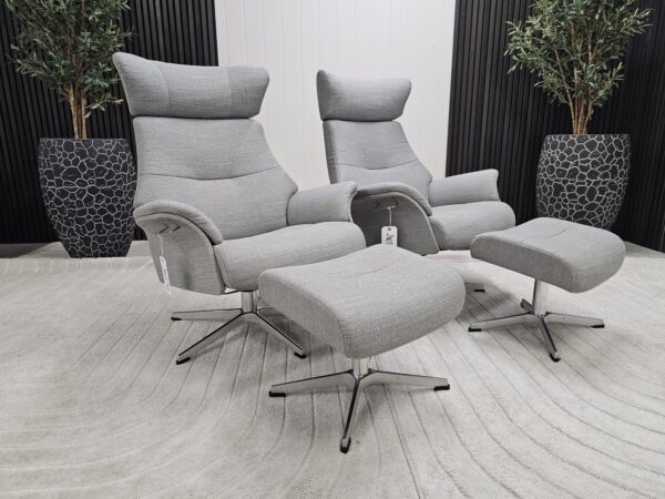 2 stk. Conform Air lenestoler med krakk