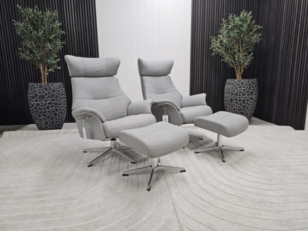 2 stk. Conform Air lenestoler med krakk