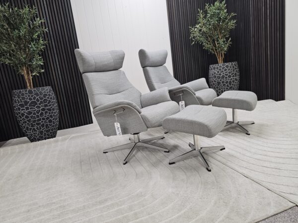 2 stk. Conform Air lenestoler med krakk