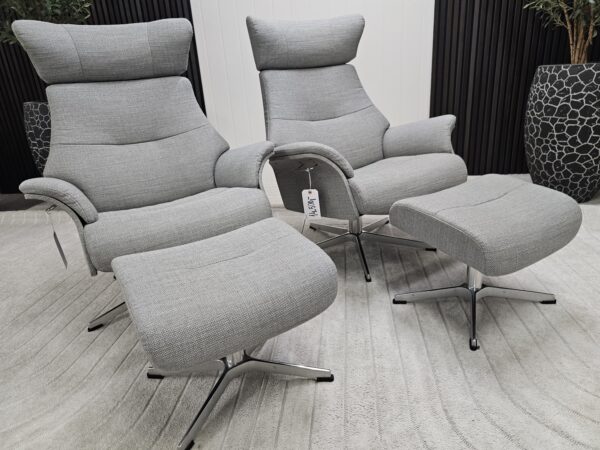 2 stk. Conform Air lenestoler med krakk