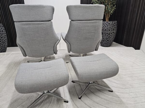 2 stk. Conform Air lenestoler med krakk