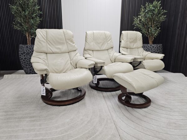 3 stk. Stressless® Reno lenestoler fra Ekornes