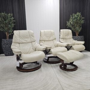 3 stk. Stressless® Reno lenestoler fra Ekornes - Bilde 2