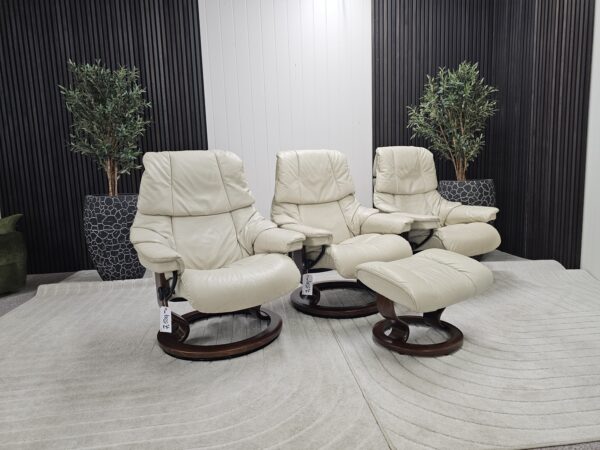 3 stk. Stressless® Reno lenestoler fra Ekornes