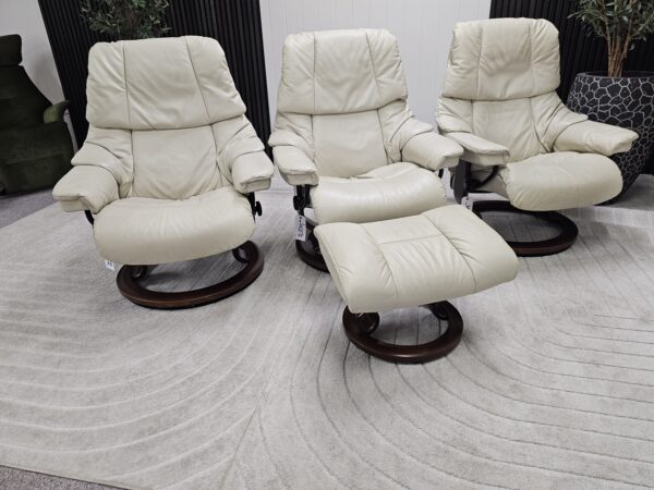 3 stk. Stressless® Reno lenestoler fra Ekornes