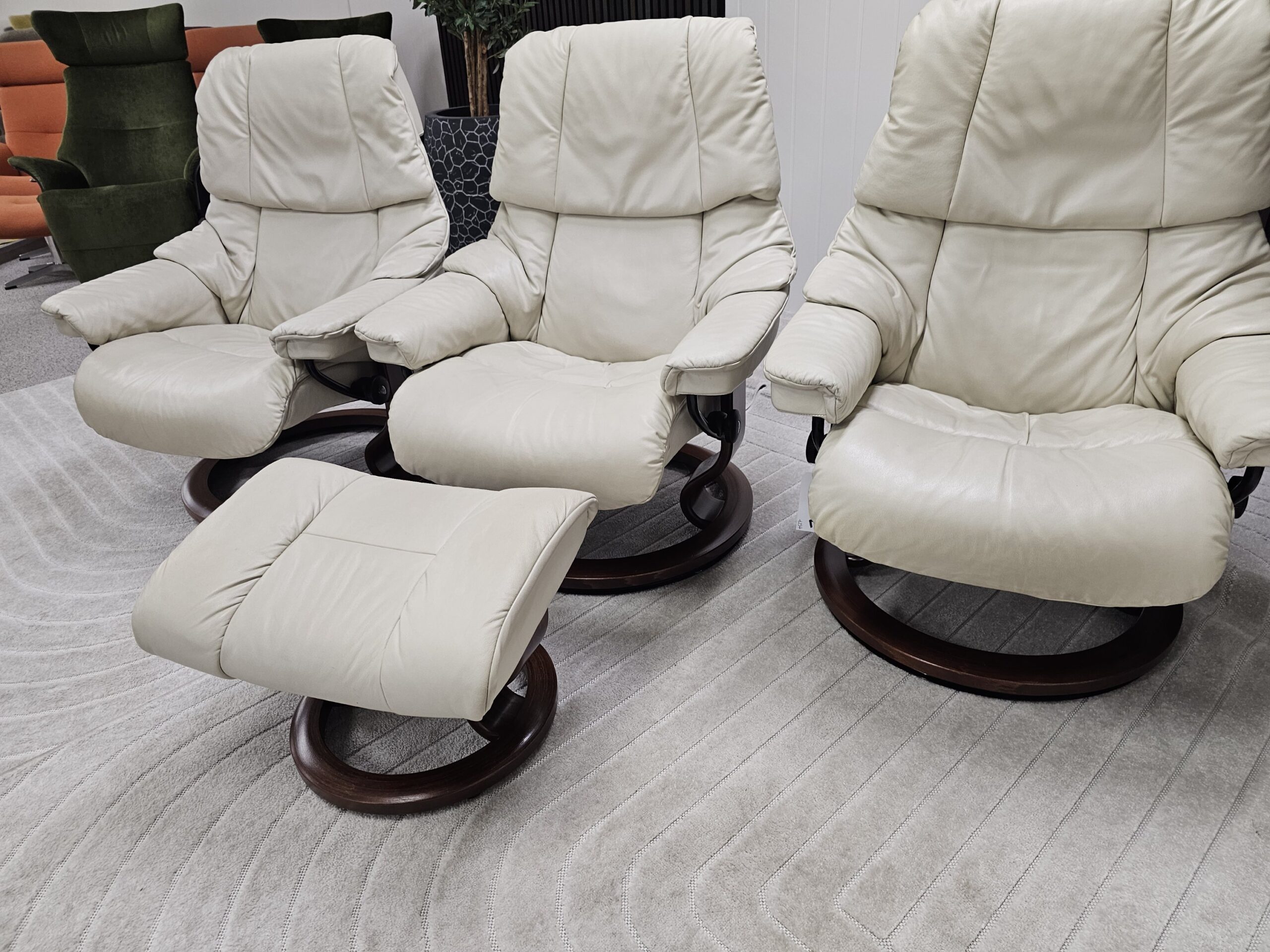 3 stk. Stressless® Reno lenestoler fra Ekornes - Bilde 4