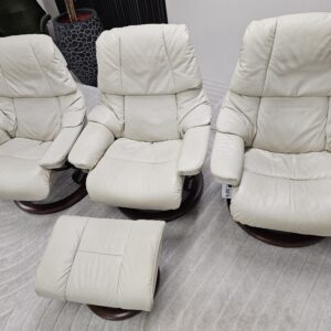 3 stk. Stressless® Reno lenestoler fra Ekornes - Bilde 3