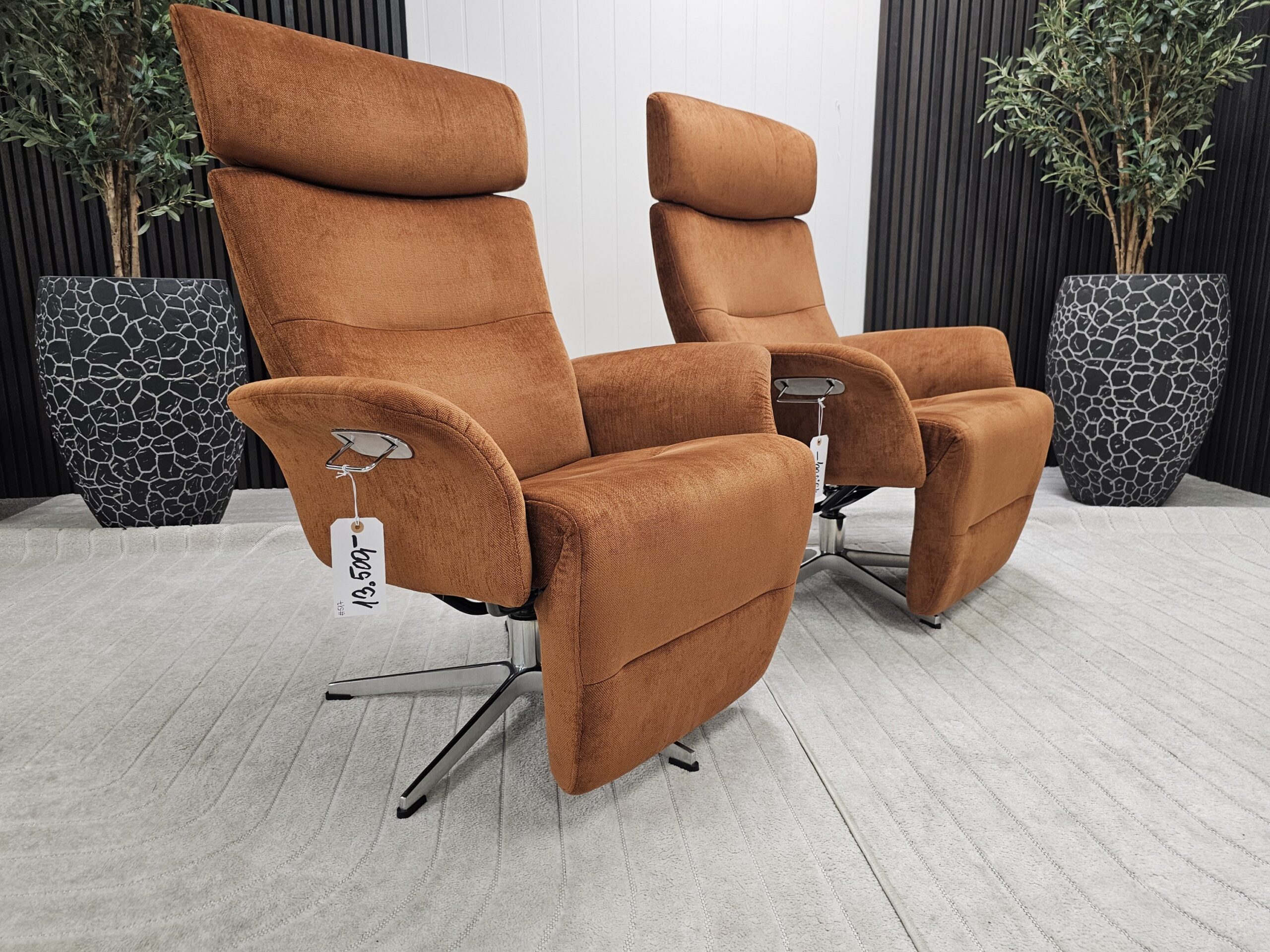 2 stk. Conform Master lenestoler med integrert fothviler - Bilde 1