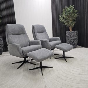 2 stk. IMG lenestoler med krakk - Bilde 2