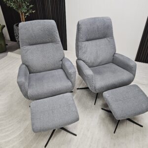 2 stk. IMG lenestoler med krakk - Bilde 3