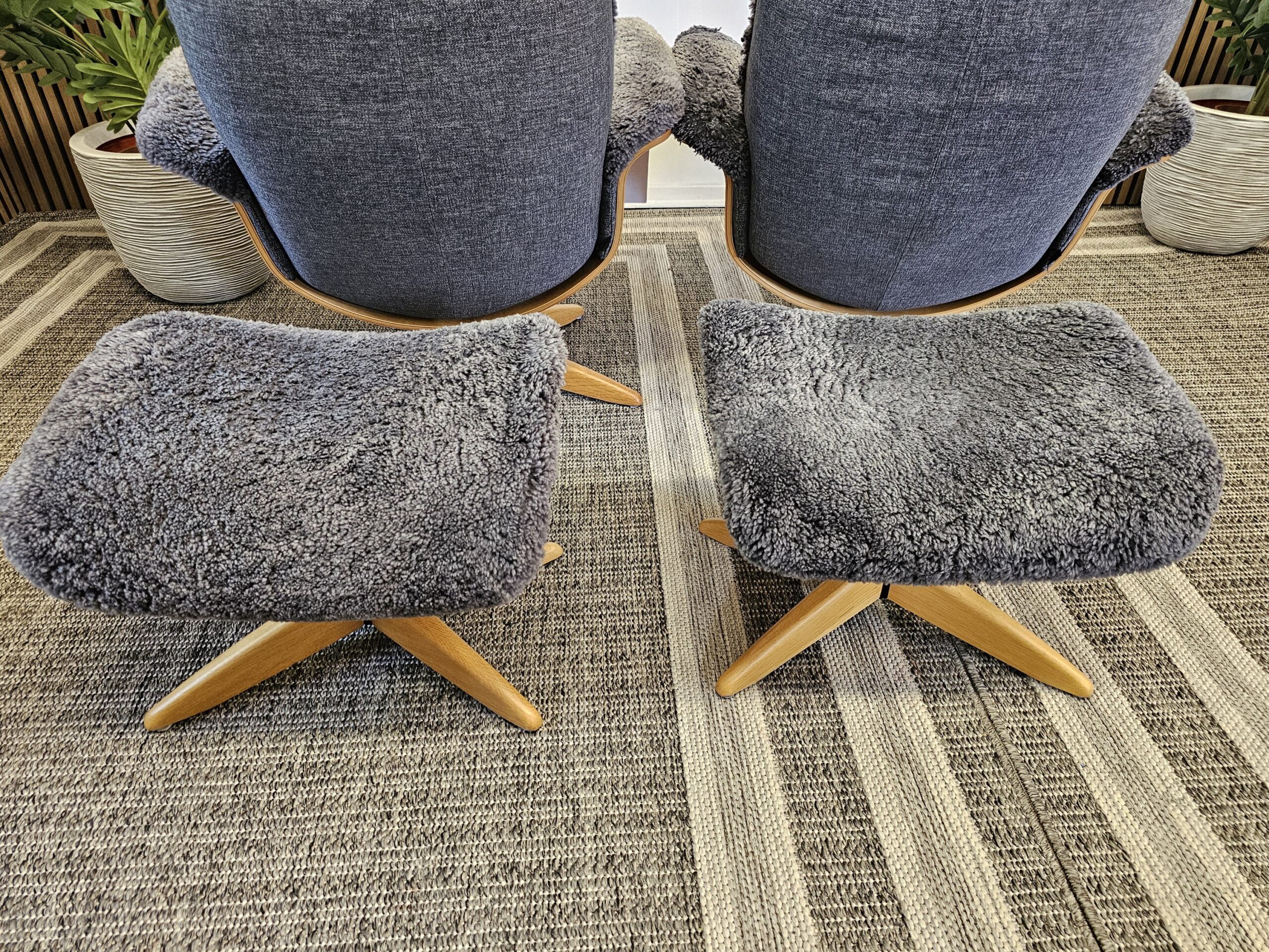 2 stk. Conform Timeout lenestoler med krakk - Bilde 8