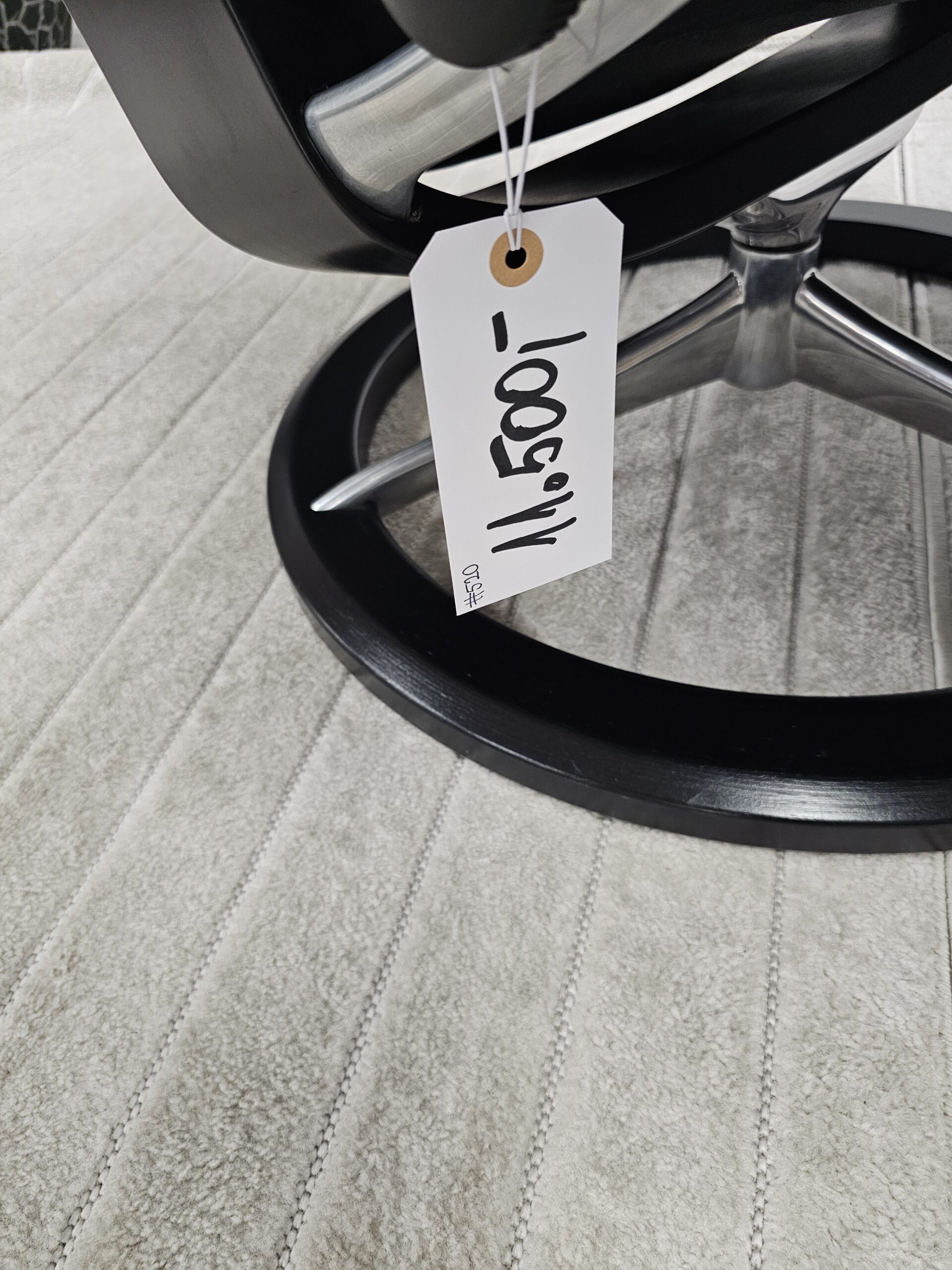 Stressless® Skyline Signature lenestol med krakk - Bilde 18